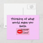 Vloeiend Briefkaart (Voorkant / Achterkant)