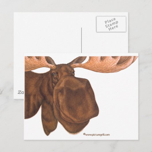 vloeiend briefkaart (Voorkant / Achterkant)