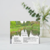 Vloeiend Briefkaart voor het invriezen van cacao (Staand voorkant)