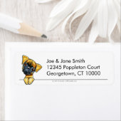 Vloeiend Brussel Griffon Clean & Simple Etiket (Insitu)