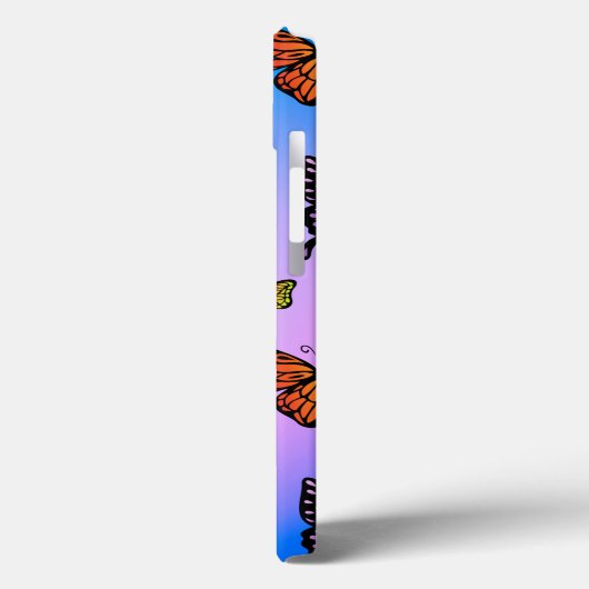 Vloeiend Butterflies Case-Mate iPhone Case (Achterkant / Links)