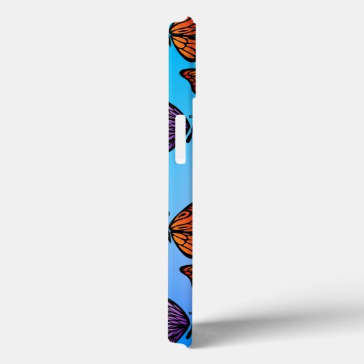 Vloeiend Butterflies Case-Mate iPhone Case (Achterkant / Rechts)