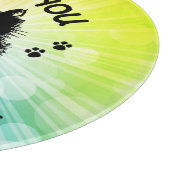 Vloeiend dat u fluffin Fluff Kitty Cat Cutting Boa Snijplank (Hoek)