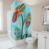 Vloeiend douchegordijn (In situ)