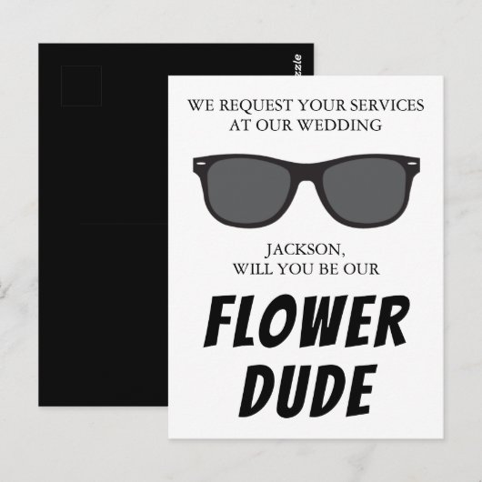 Vloeiend Gast Briefkaart-kaartje Briefkaart (Voorkant / Achterkant)