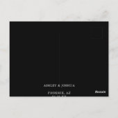 Vloeiend Gast Briefkaart-kaartje Briefkaart (Achterkant)