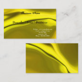 Vloeiend geel Visitekaartje voor ontwerp (Voorkant / Achterkant)