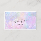 Vloeiend geformatteerde QR-code Aangepast Logo Hol Visitekaartje (Voorkant)