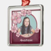 Vloeiend Gem Premium Square Afbeelding Ornament (Links)