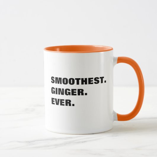 "Vloeiend. Ginger. Ooit." mok ontwerpkat (Rechts)