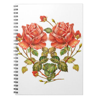 Vloeiend hart naadloos patroon notitieboek