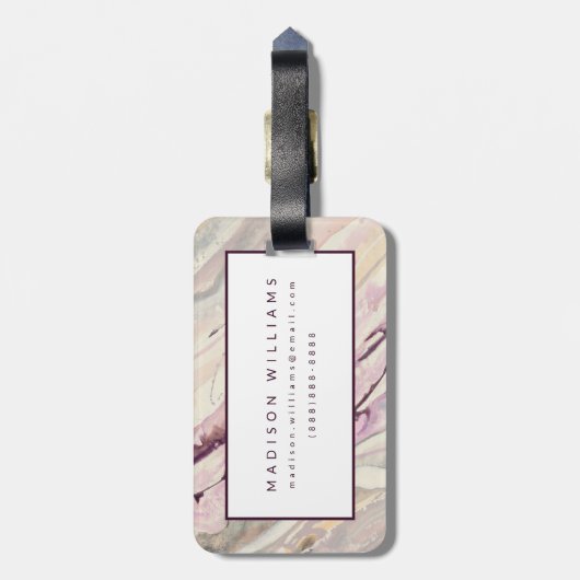 Vloeiend I Bagagelabel (Achterkant verticaal)