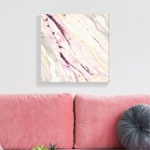 Vloeiend I Canvas Afdruk (Insitu (Woonkamer))