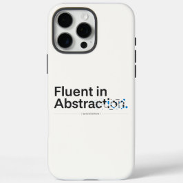 Vloeiend in Abstract Minimalistisch Tech Hoesje