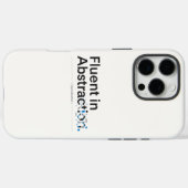 Vloeiend in Abstract Minimalistisch Tech Hoesje (Achterkant (horizontaal))