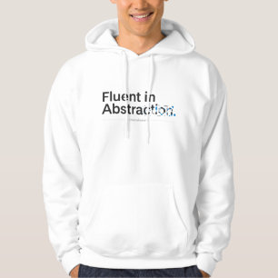 Vloeiend in Abstract Minimalistische Programmeur O Hoodie