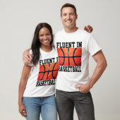 Vloeiend in Basketbal Grappig Basketbal T-shirt (Unisex)