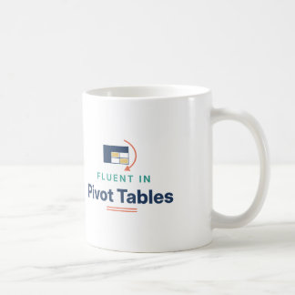 Vloeiend in Draaitabellen Funny Spreadsheet Kantoo Koffiemok