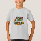 Vloeiend in Giggles Kinder T-shirt (Voorkant)