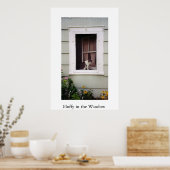 Vloeiend in het Venster Poster (Keuken)