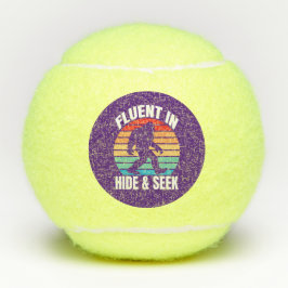 Vloeiend in Hide and Seek Funny Bigfoot Tennisballen