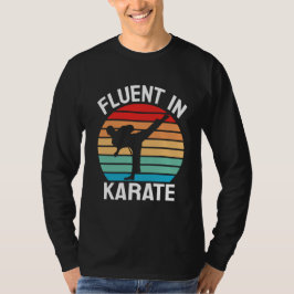 Vloeiend in Karate Grappig Karate T-shirt