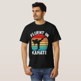 Vloeiend in Karate Grappig Karate T-shirt