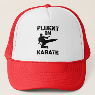 Vloeiend in Karate Grappig Karate T-shirt Trucker Pet