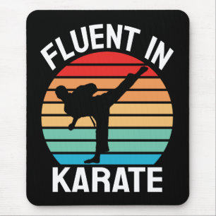 Vloeiend in Karate Grappige Karate Muismat