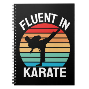 Vloeiend in Karate Grappige Karate Notitieboek