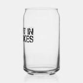 Vloeiend in papa grappen Grappig Vaderdag Blikvorm Glas (Links)