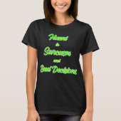 Vloeiend in Sarcasme Grappig T-shirt (Voorkant)