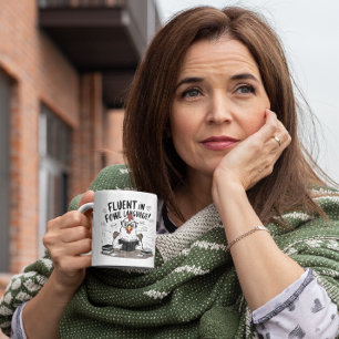 Vloeiend in Vogeltaal De Boekachtige Kippen Biblio Koffiemok