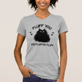 Vloeiend je fluffin Kat T-shirt (Voorkant)