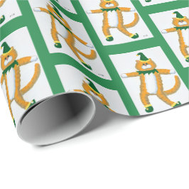 Vloeiend kattenverpakkingspapier cadeaupapier