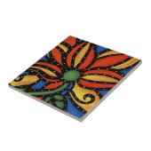 Vloeiend keramisch tapijtbestand tegeltje (Zijkant)