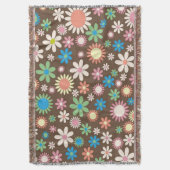 "Vloeiend kind" Woven Throw Blanket Deken (Voorkant Verticaal)