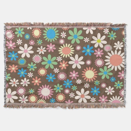 "Vloeiend kind" Woven Throw Blanket Deken (Voorkant)