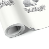 Vloeiend konijn cadeaupapier (Rol Hoek)