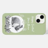 Vloeiend konijn Case-Mate iPhone case (Achterkant (horizontaal))