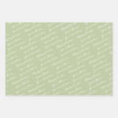 Vloeiend konijn inpakpapier vel (Voorkant 2)