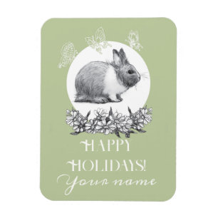 Vloeiend konijn magneet