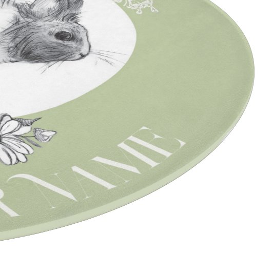 Vloeiend konijn snijplank (Hoek)