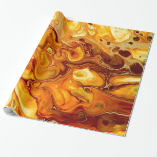 Vloeiend kunstmatig Abstract Cadeaupapier