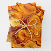 Vloeiend kunstmatig Abstract Inpakpapier Vel (In situ)