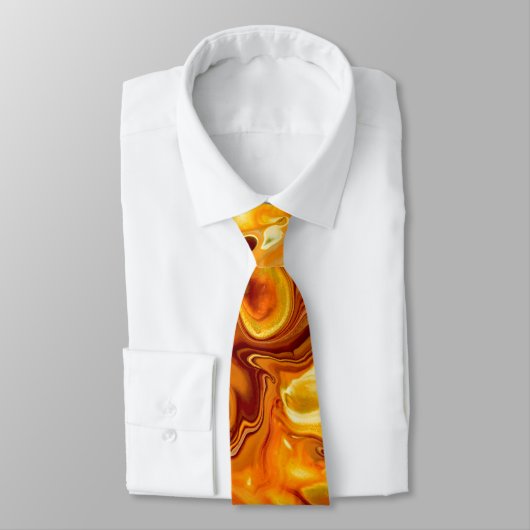 Vloeiend kunstmatig Abstract Stropdas (Gebonden)