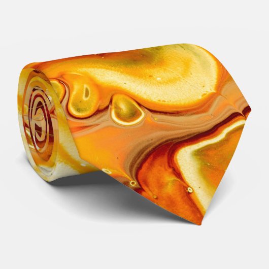 Vloeiend kunstmatig Abstract Stropdas (Opgerold)