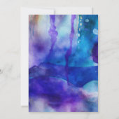 Vloeiend Licht | Abstracte Aquarel Kaart (Achterkant)