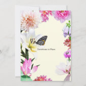 Vloeiend Lijst en vlinderdal — Uitnodiging (Achterkant)