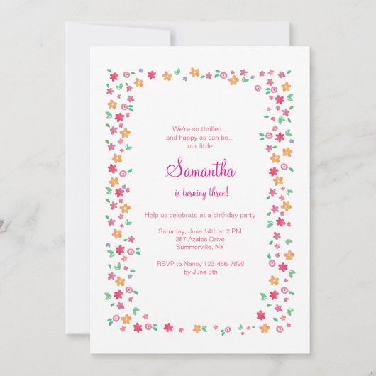 Vloeiend Lijst Kaart (Voorkant)